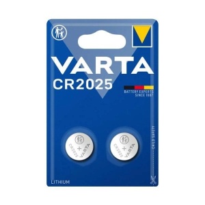 Baterie buton litiu CR2025, 3V, 157mAh, 2buc/blister, Varta