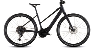 Bicicleta Electrica Cube EDITOR HYBRID PRO 400X TRAPEZE, Coal PRISM, 2026 - 28"
