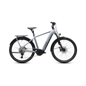 Bicicleta Electrica Cube Kathmandu, Hybrid EXC 800, Slategrey Chrome 2027 - 28"