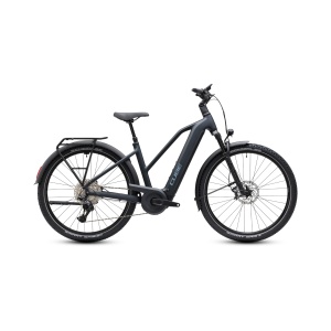 Bicicleta Electrica Cube Nuride Hybrid, EXC 800 Trapeze, Coal Chrome 2027 - 28"