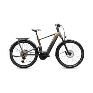 Bicicleta Electrica Cube Nuride Hybrid, ONE11 HPC SLX 800, Goldenbrown Black 2027 - 28"