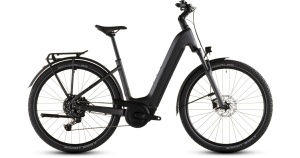 Bicicleta electrica Cube NURIDE HYBRID PERFORMANCE 600 Easy Entry, Slabgrey BLACK, 2026 - 28"