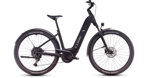 Bicicleta electrică CUBE, Nuride Hybrid PRO 600 Allroad, Easy Entry, Black BRONZE 2025 - 28"