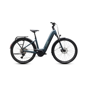 Bicicleta Electrica Cube Nuride Hybrid PRO 800, Easy Entry, Deepteal Blue 2027 - 28"