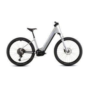 Bicicleta Electrica Cube REACTION HYBRID ONE 800 EASY ENTRY, Sleekgrey PRISM, 2026 – 27.5"