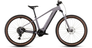 Bicicleta Electrică Cube REACTION HYBRID PERFORMANCE 600, Plumgrey BLACK, 2026 - 29"