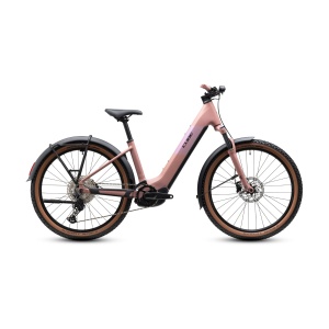 Bicicleta Electrica Cube Reaction, Hybrid Performance 720 Fe Easy Entry, Ruby Black 2027 - 27.5"