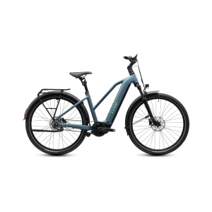 Bicicleta Electrica Cube Touring Hybrid Deluxe, SLX 800 Trapeze, Greengranit Green 2027 - 28"