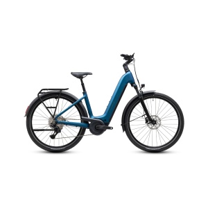 Bicicleta Electrica Cube Touring Hybrid PRO, 800 Easy Entry, Electricblue Prizm 2027 - 28"