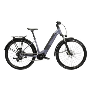 Bicicleta electrica Kross Influx Hyb Suv Ls 1.0 820 29" gri/negru lucios