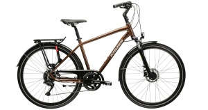 Bicicleta Kross TRANS 5.0 , Maro / Argintiu / Lucios, 2025, L - 28"