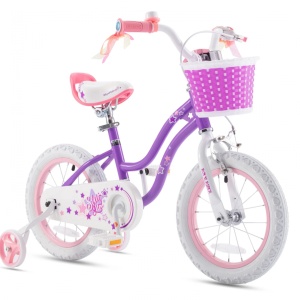 Bicicleta Royal Baby Star Girl 16 Purple