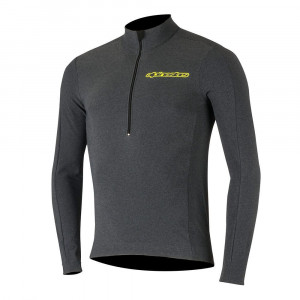 Bluza de corp cu maneca lunga Alpinestars Booter Warm black/acid yellow