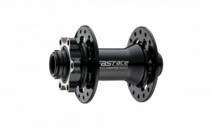 Butuc fata Fastace DA207F, alu, 32H, ax M15x100mm, rulmenti, frana disc (6suruburi) negru, OEM