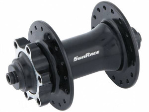 Butuc fata Sunrace HBMX80F 32H 9x100mm disc 6 suruburi negru