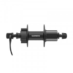Butuc Spate Shimano Tourney FH-TX506, 32H, 8/9/10 vit., OLD 135mm, QR 170mm, pt frana pe disc (6 suruburi), negru, ambalat ind.