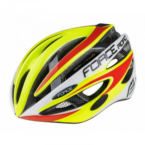 Casca Force Road, fluo/alb/rosu