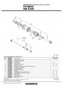 Caseta Shimano FH-M640