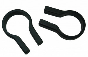 Clampingpieces f. Handlebaradap.Klickfix black 31,8 m