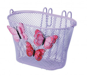 Cos bicicleta fata Basil Jasmin purple 28X20X19 cm, close-mesh