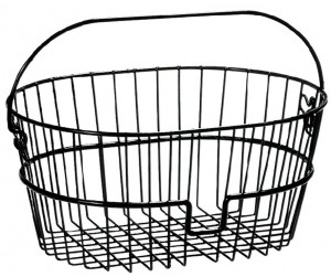 Cos bicicleta fata Klickfix Standard 41x19x30cm, black, wide meshed