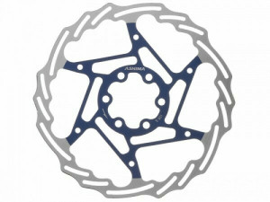 Disc Ashima Aro-19, 160mm, 6 suruburi, albastru, AM