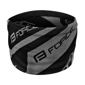 Esarfa FORCE Step Winter, Negru/Gri