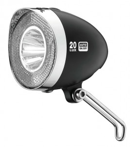 Far fata XLC LED Retro reflector 20 lux, switch, black