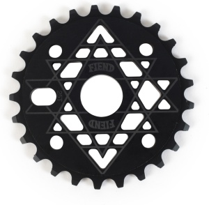 Foaie angrenaj BMX Fiend Palmere, 25T, Negru