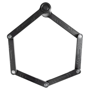 Folding Lock Kryptonite Keeper 510 Length 100Cm,3Mm Steel Links, Blk,2 Keys