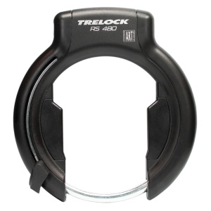 Frame Lock Trelock Rs 480 Xl Naz Black, Non-Removable Key, P-O-C