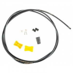 Furtun pentru frana hidraulica SM-BH90-SS, 2000mm negru cu conectori