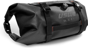 Geantă ghidon impermeabilă cu holster, 9 L, negru