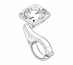 Holder Bosch Intuvia 100, 35,0mm, EB1310000N, EB1390000N