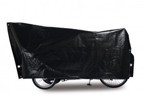 Husa pentru tricicleta adulti 295x120 cm cu capse si snur neagra