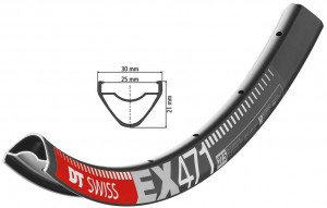 Janta DT Swiss EX 471 29" 622x25mm VL 6,5mm 32H