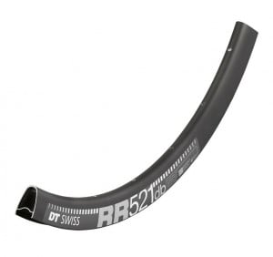 Janta DT Swiss RR 521 28" Black 622-20, 32H