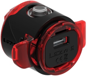 Lumină spate Lezyne Femto USB-C StVZO, negru