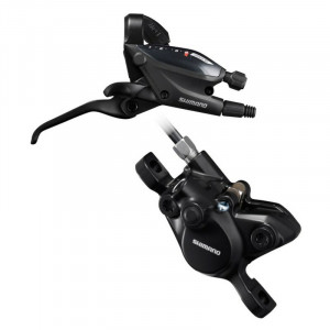 Maneta schimbator/frana Shimano ST-EF505(9R), BR-MT200(R), 9v fara adaptor, placute resin