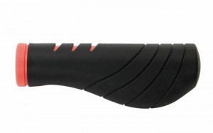 Mansoane CONTEC Ergo Neo Plus 132mm negru/rosu neon