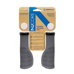 Mansoane Herrmans Nucore Town Wave 130mm, Diametru 22mm, Gri, DD48 BL+BR