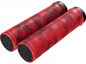Mansoane Truvativ Descendant Lockring 133 mm, red/black marble