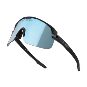 Ochelari FORCE Epic, Negri, Lentile Blue/Mirror