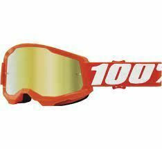 Ochelari STRATA 2 Goggle Orange - Mirror Gold Lens