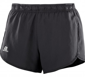 Pantaloni alergare Salomon Agile Short black femei