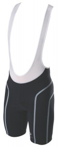 Pantaloni scurti Shimano indoor cu bretele negru/alb