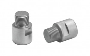 Pedal axle extension Ergotec stainl.steel silv./pol. f.9/16"per pair