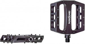 Pedale Demolition Trooper 9/16', aluminiu, negru