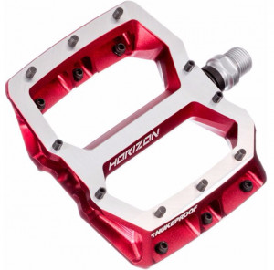 Pedale Nukeproof Horizon Pro Flat rosii