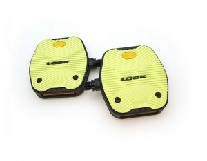 Pedale oras platforma Look geo city grip lime - galben